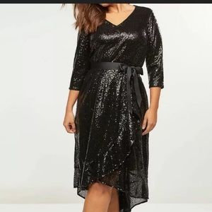 Black Sequin Dress